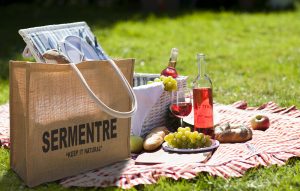 Picnic in the garden! Fresh food in nautre!